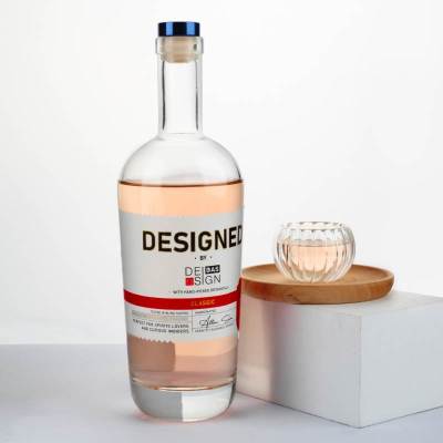 Botellas de whisky bourbon de vidrio personalizadas | Botellas de licor de alcohol de vidrio de 750 ml para la venta