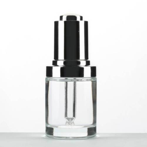 Bulk Glass Eye Dropper Bottles 30ml with Slivery Push Button Dropper | Skincare Serum Bottles