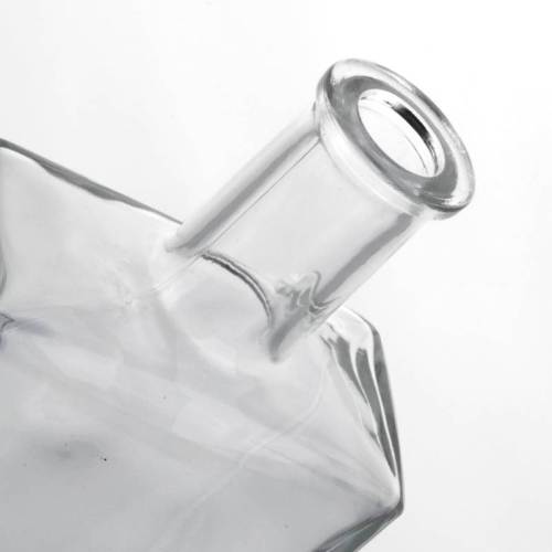 Botellas de alcohol de vidrio cuadrado de 500 ml | Botellas de destilería de licor personalizadas con corchos
