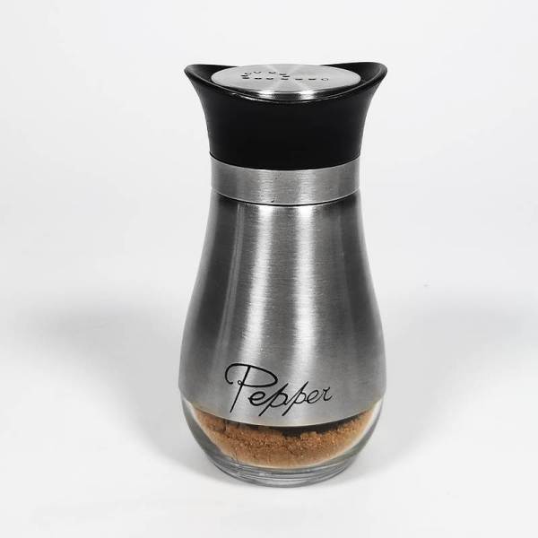 Wholesale 4 oz Round Glass Spice Jars | Glass Spice Bottles with Stainless Steel Cover