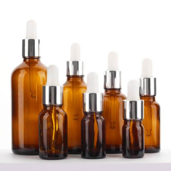 Custom Euro Essential Oil Bottles | Amber Glass Eye Dropper Bottles 5ml 10ml 15ml 20ml 30ml 50ml 100ml