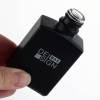 Custom Matte Black Square Glass Dropper Bottles 30ml 1 oz with Slivery Golden Dropper