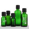 زجاجات صبغة الزجاج الأخضر العطرية بالجملة | زجاجات العناية بالبشرة مع أغطية لولبية مقاومة للأطفال