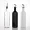 Custom Marasca Glass Cooking Oil and Vinegar Bottles 500ml for Kitchen | Glossy White Color