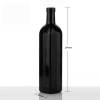 زجاجة زيت وخل زجاجية مربعة مخصصة ماراسكا 500 مل للمطبخ | إبريق الخل الأسود
