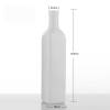 Custom Marasca Glass Cooking Oil and Vinegar Bottles 500ml for Kitchen | Glossy White Color