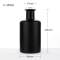 Custom Glass Reed Diffuser Bottles Matte Black 250ml with Cork and Reeds