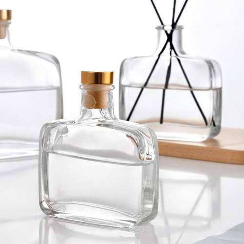 Glass Reed Diffuser Bottle Wholesale 100ml 200ml 330ml | Flat Shaped