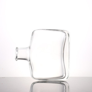 Bouteille de diffuseur de roseau en verre en gros 100 ml 200 ml 330 ml | Forme plate