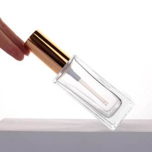 Botellas de aceite de perfume de vidrio recargables personalizadas 100 ml con bomba pulverizadora de niebla fina | Borrar | Cuadrado