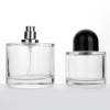 Botellas de spray de perfume de fragancia de vidrio personalizadas 50ml 100ml | Cilindro redondo en forma