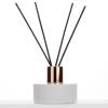 Custom Glass Reed Diffuser Fragrance Bottles 100ml for Room, Hotel | Porcelain White