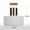 Custom Glass Reed Diffuser Fragrance Bottles 100ml for Room, Hotel | Porcelain White