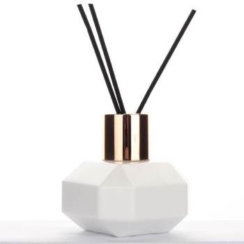Glass Reed Diffuser Bottle 100ml Wholesale | Porcelain White Fragrance Bottles