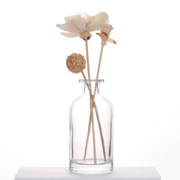 Custom Glass Reed Diffuser Bottles 200ml | Transparent Fragrance Bottles