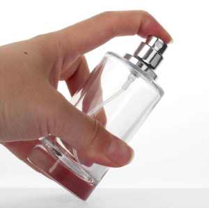 Bouteilles de vaporisateur de parfum en verre cylindrique en gros 25 ml 50 ml 100 ml | Bouteilles de parfum transparentes