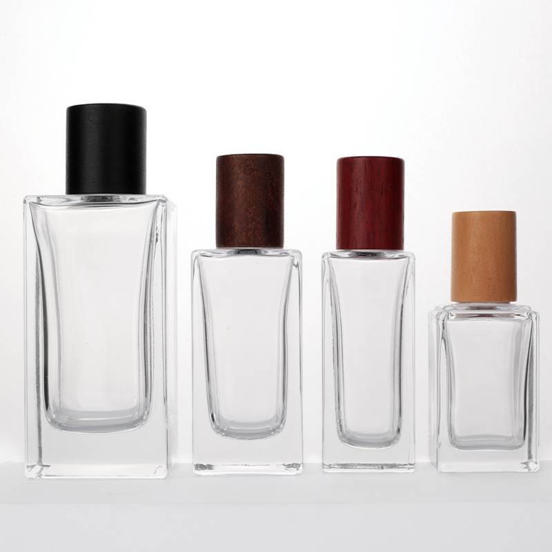 Custom Perfume Spray Bottles 30ml 50ml Clear Fragrance Glass Bottles