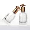 Custom 50ml Unique Glass Fragrance Perfume Bottles with Pump Atomizer Spray
