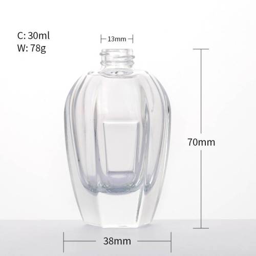 Custom 1oz Pretty Empty Glass Perfume Spray Bottles | Clear, Colorful