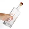 Vente en gros de bouteilles d'alcool en verre Suqare | Bouteilles d'alcool de whisky de 500 ml