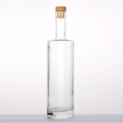 Custom 750ml Glass Liquor Distillery Bottles for Gin, Vodka, Spirits | St. Louis Oval