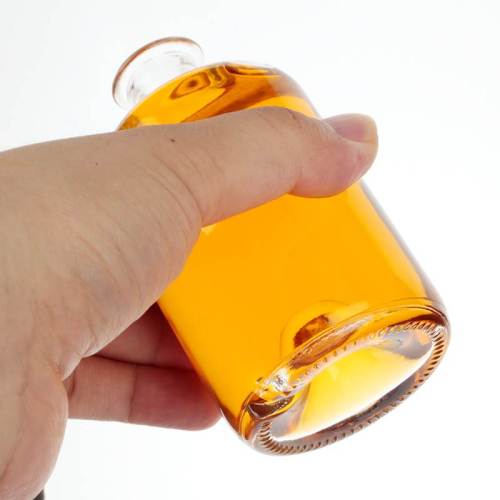 Custom Glass Liquor Whiskey Bottles with Cork | Alchemy Bottle 500ml 700ml 750ml