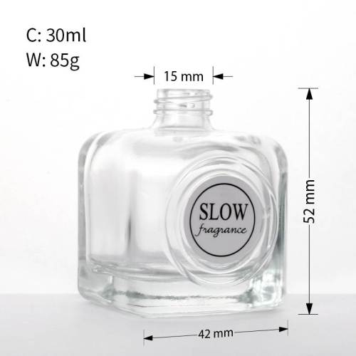 Custom 1 oz Glass Perfume Bottles for Sale | Screw Neck Finish