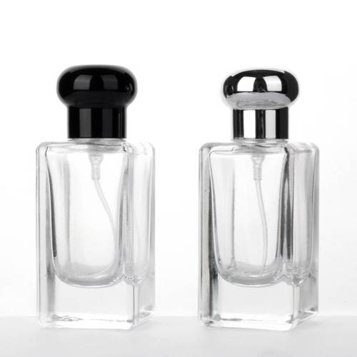Bouteilles de parfum de parfum en verre vides 25 ml en gros | Forme rectangulaire