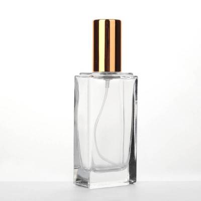 Custom 25ml Glass Perfume Spray Bottles | Flat Rectangle Shape