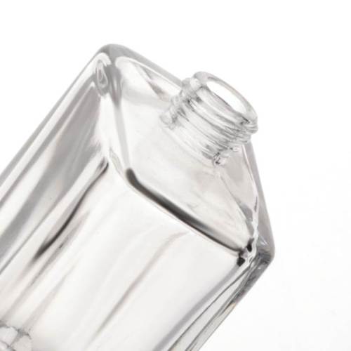 Custom 50ml Square Glass Perfume Spray Bottles with Atomizer Spray
