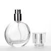 Bouteilles de vaporisateur de parfum en verre rond plat en gros 25 ml | Rechargeable