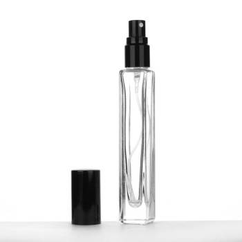 10ml Empty Glass Perfume Spray Bottles Wholesale for Sale | Thin Rectangle Shape