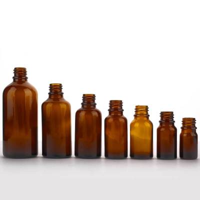 Amber Glass Tincture Essential Oil Bottles Wholesale | Aromatherapy Bottles with Tamper-evident Lids