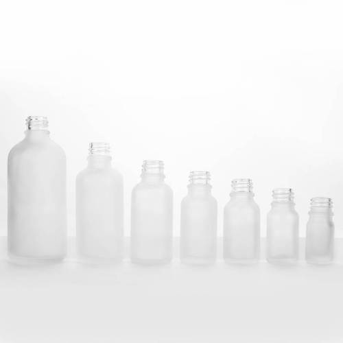 Custom Euro Frosted Glass Essential Oil Serum Bottles | 5ml 10ml 20ml 30ml 50ml 100ml