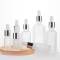 Custom Euro Frosted Glass Essential Oil Serum Bottles | 5ml 10ml 20ml 30ml 50ml 100ml