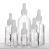 Custom Clear Glass Essential Oil Dropper Bottles | 5ml 10ml 20ml 30ml 50ml 100ml
