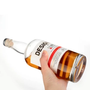 500ml 750ml Tennessee Glass Liquor Bottles Wholesale with Cork
