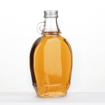 8oz 250ml Mpale Glass Syrup Bottles Wholesale with Handle