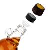 زجاجات شراب القيقب الزجاجية سعة 16 أونصة 500 مل مخصصة للصلصات والمشروبات الكحولية والعسل