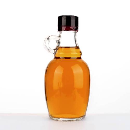 Botellas de jarabe de arce de vidrio personalizadas de 16 oz y 500 ml para salsas, licores, miel