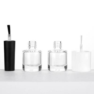 7ml Clear Empty Nail Polish Bottles Wholesale | Round