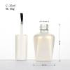 Custom 15ml Empty Glass Gel Nail Polish Bottles | Glossy White