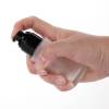 Bouteilles de pompe de lotion en verre dépoli personnalisées de 30 ml 40 ml avec pompe de traitement noire