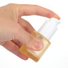 Wholesale 20ml Cylinder Glass Cosmetic Serum Bottles with Pump for Hair Oils, Foundation