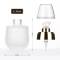 40ml Frosted Glass Makeup Cosmetic Lotion Pump Bottles Wholesale with Gold Pump