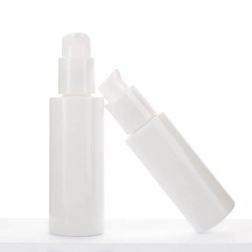 30ml 50ml 100ml Opal Glass Cosmetic Lotion Pump Bottles Packaging Wholesale