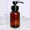 Wholesale 8 oz Amber Glass Foam Soap Pump Dispenser | 38mm Wide Mouth