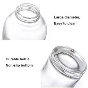 Glass Foaming Soap Dispenser Hand Sanitizer Bottles Wholesale 250ml 375ml