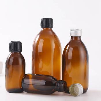 Amber Glass Cough Sryup Medicine Bottles Wholesale | 30ml 60ml 100ml 120ml 300ml 500ml