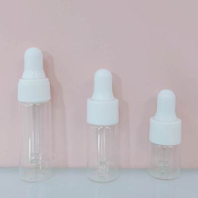 Custom Mini Amber Clear Glass Vials 2ml 3ml 5ml with Dropper | Borosilicate Glass Vials